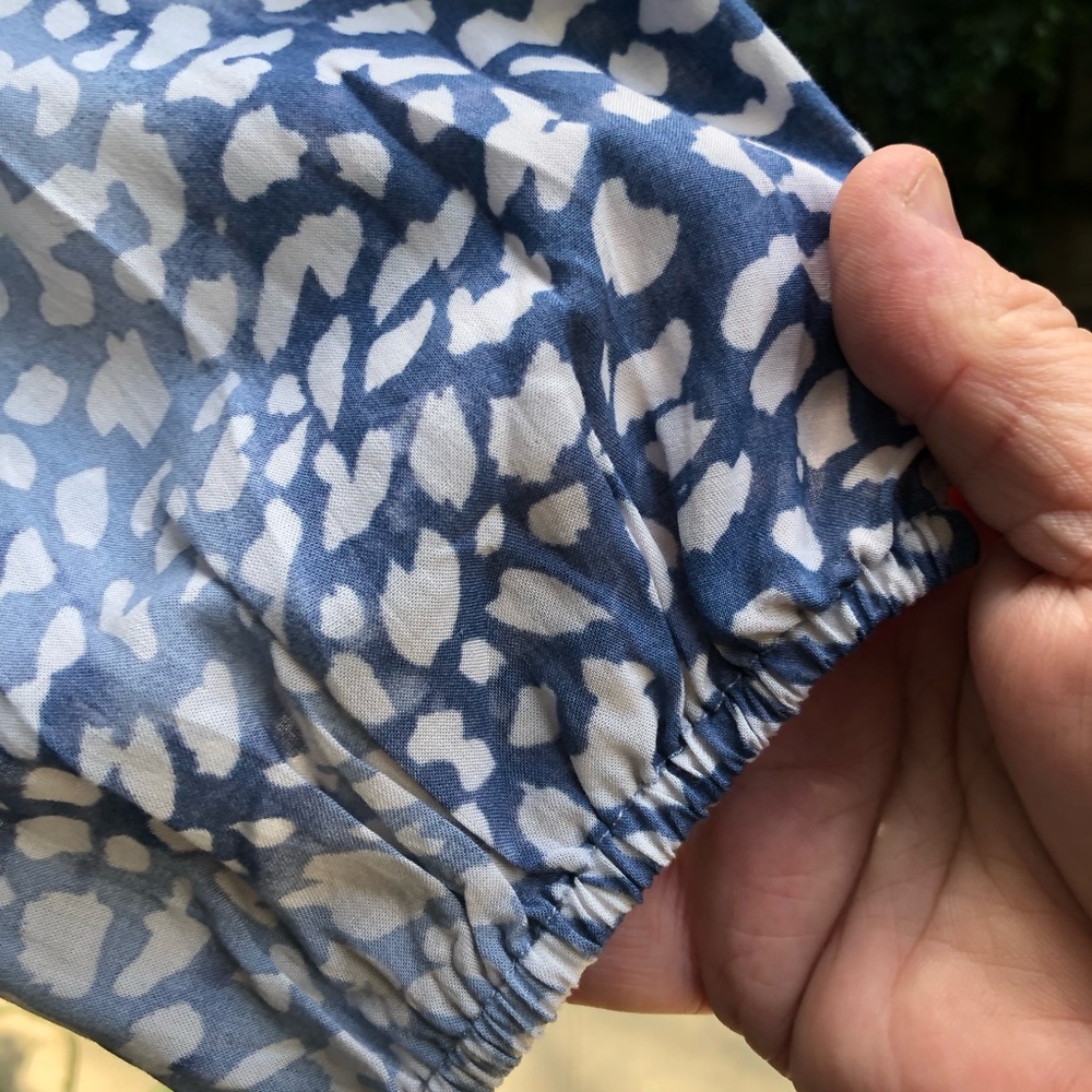 🤩***NWT*** 🎉LOVESTITCH LIGHT BLUE ANIMAL PRINT BOHO MINIDRESS! - Picture 5 of 11